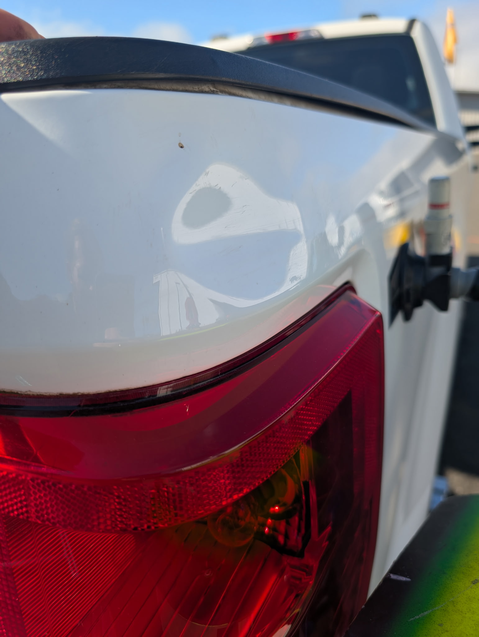 Paintless Dent Repair before repair